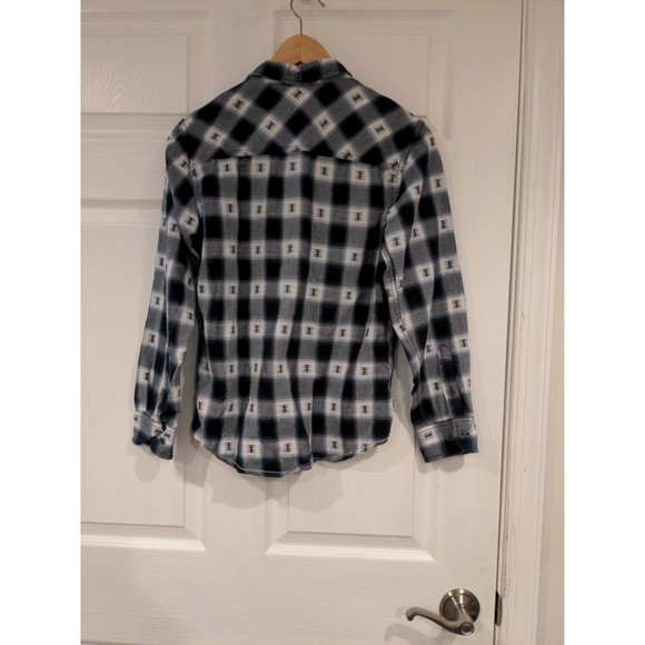 Shirt button down flannel burnside boys size L - Picture 4 of 5